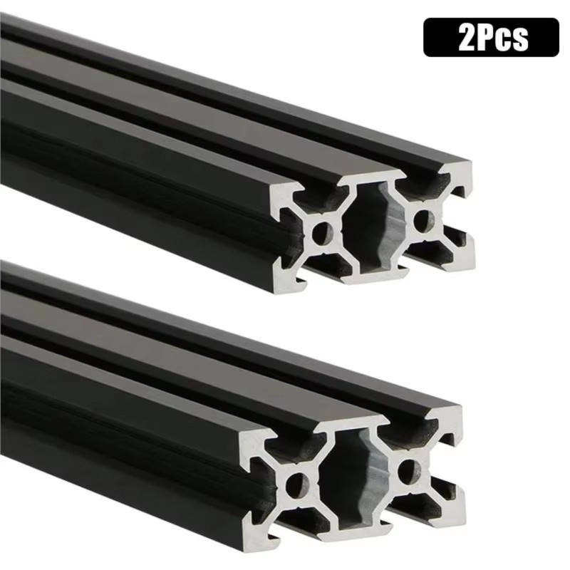 2 Stück T/V-Slot Aluminium Profil Extrusion 20x40 mm, silber eloxiert, für CNC und 3D Drucker - Bild 3