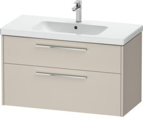 Duravit Waschtischunterschrank D-Code in Tau Matt, Wandmontage, B/T/H: 98,4 x 55,5 x 46 cm - Bild 1