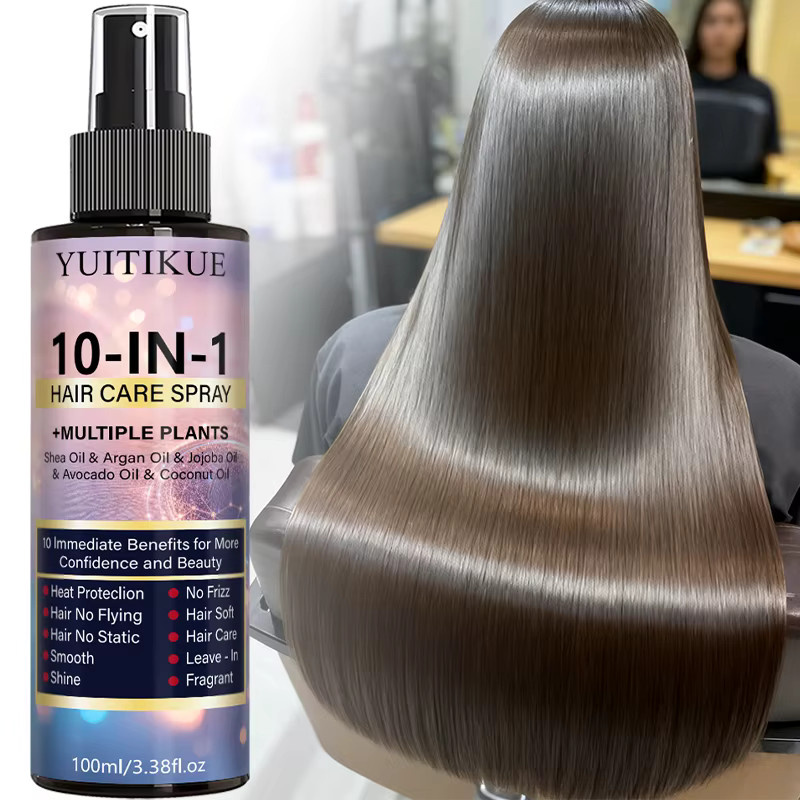 YUITIKUE Haarpflege-Spray mit Arganöl, Jojobaöl und Kokosöl, 100 ml - Bild 2