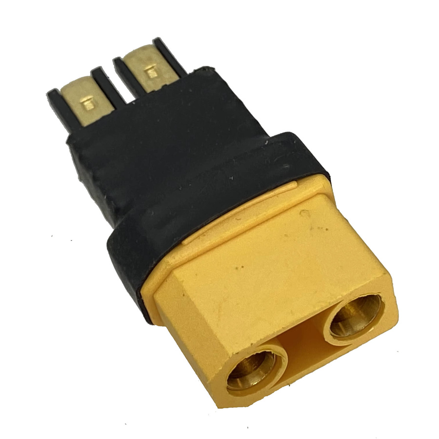 XT90 XT-90 Buchse auf TRX Traxxas Stecker Adapter für Batteriekabel in Gelb - Bild 3