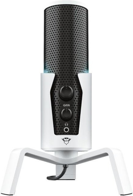 Trust GXT 258W Fyru PC-Mikrofon in Weiß mit USB-C Anschluss für PC und PlayStation - Bild 1