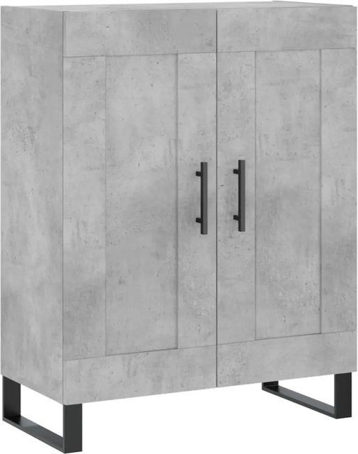 vidaXL Sideboard in Betongrau, klassisches Design aus Holzwerkstoff und Metall, B/T/H: 69,5 x 34 x 90 cm - Bild 1