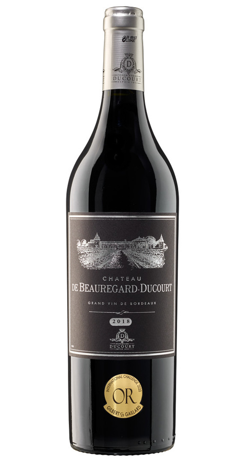 Château de Beauregard-Ducourt Black Label Bordeaux Rouge, Merlot, trocken, 2018, Rotwein, 0,75 l - Bild 2