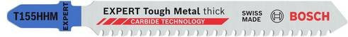 Bosch EXPERT Tough Metal thick T155HHM Stichsägeblatt mit Carbide-Spitze, 3 Stück, Silber - Bild 1