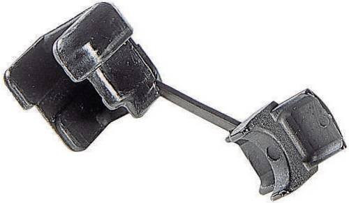PB Fastener 77020 Kabeldurchführung aus Polyamid in Schwarz mit max. Klemm-Ø 4,7 mm und max. Plattenstärke 1,6 mm - Bild 1