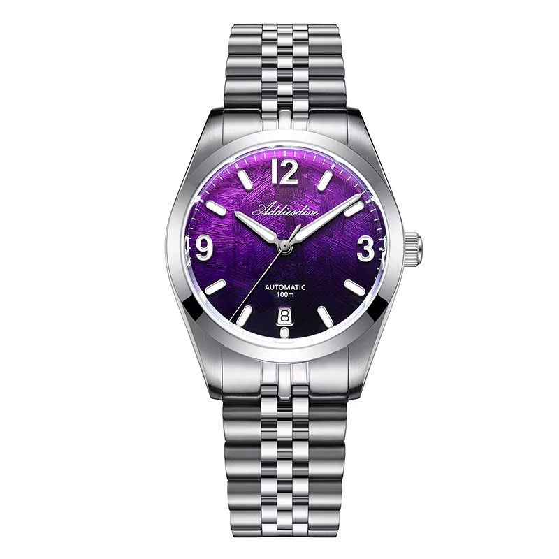 ADDIESDIVE Armbanduhr Automatik, Edelstahl, Blau, Saphirglas, Herren - Bild 6