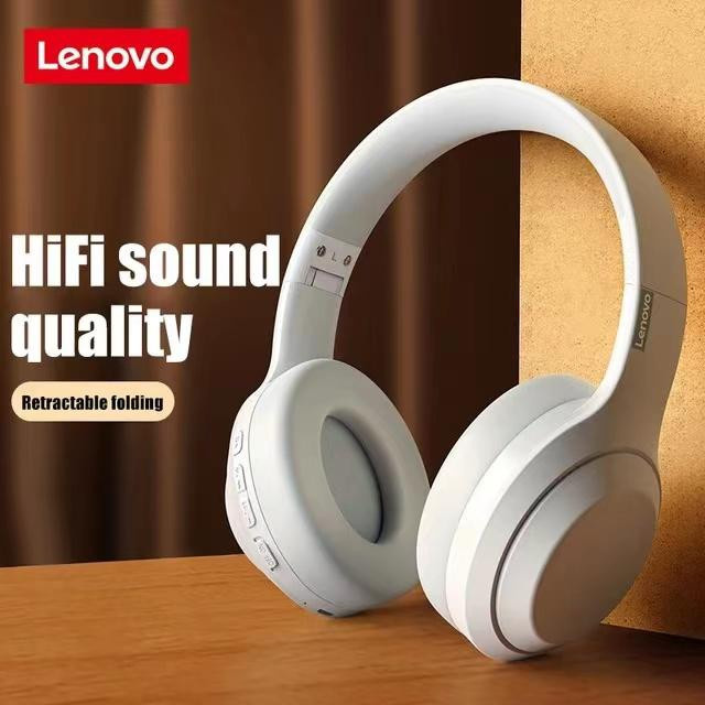 Lenovo TH10 Stereo-Kopfhörer Bluetooth-Headset mit Mikrofon in Schwarz - Bild 3