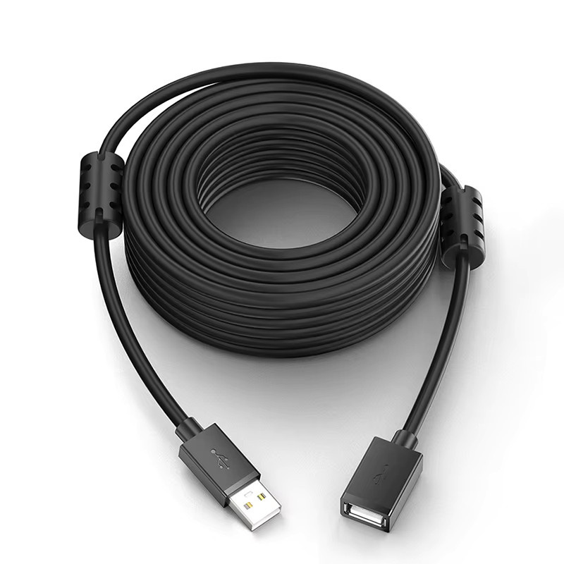 letusoon USB 2.0 Verlängerungskabel Stecker auf Buchse in Schwarz mit 480 Mbit/s Datenübertragungsrate für Laptop, PC und Smart TV - Bild 5