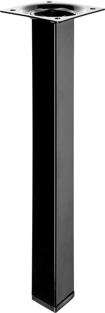 Hettich Tischbein Schwarz Matt B/T/H: 2,5 x 2,5 x 25 cm - Bild 1
