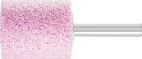 PFERD STEEL EDGE Schleifstift Zylinder Ø 32 x 40 mm, Schaft-Ø 8 mm, A24 für Stahl und Stahlguss, Pink - Bild 1