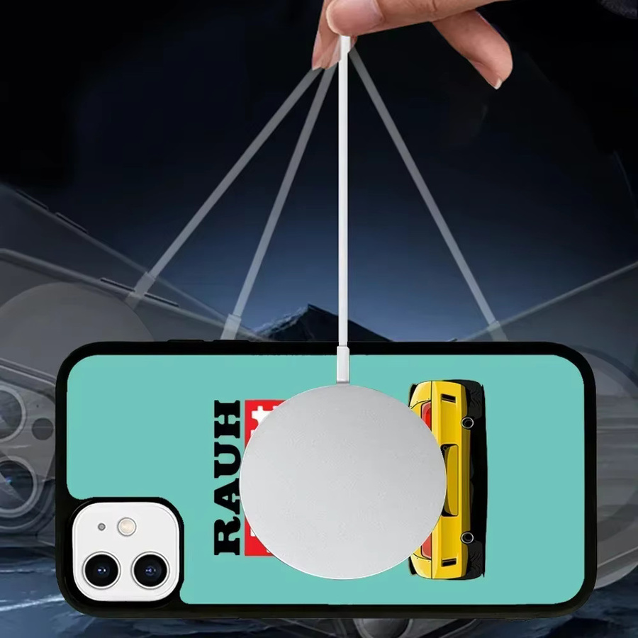 MagSafe iPhone Hülle mit Japan Sportwagen JDM RWB Design in Multicolour für iPhone 15 Pro Max, 14 Plus, 13, 12 und 11 mit magnetischer drahtloser Ladefunktion - Bild 4