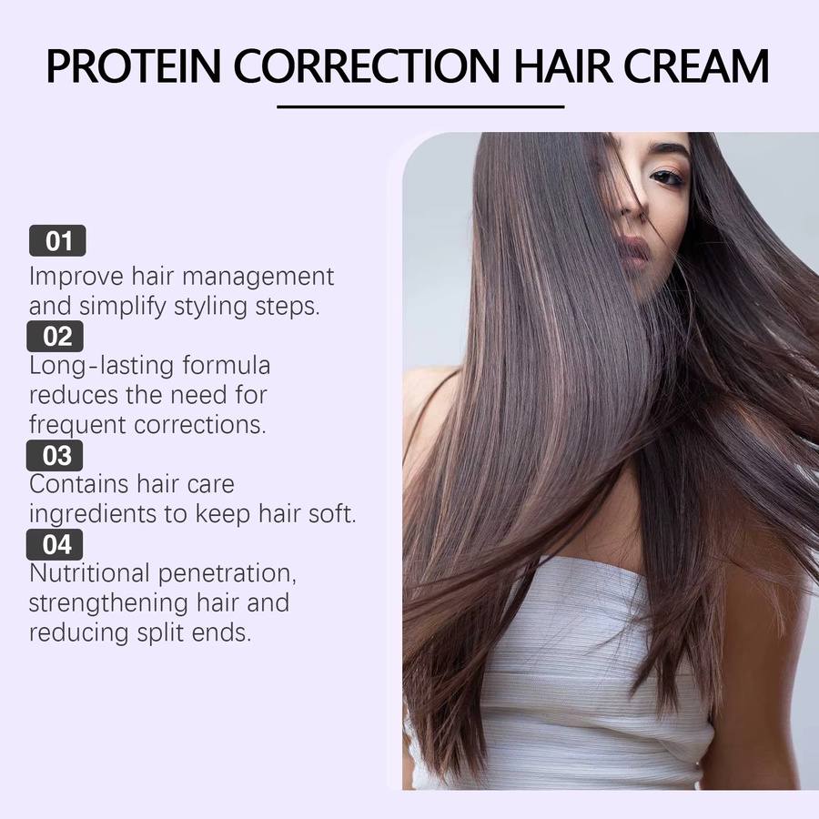 HOEGOA Protein-Glättungscreme, 250g, für trockenes Haar - Bild 4