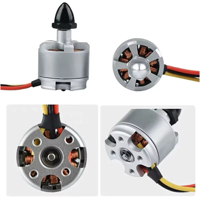 DJI 2212 920KV Brushless Motor CW CCW mit selbstsichernder Schraube in Silber für F330 F450 F550 RC Multicopter Quadcopter und FPV Drohnen - Bild 3