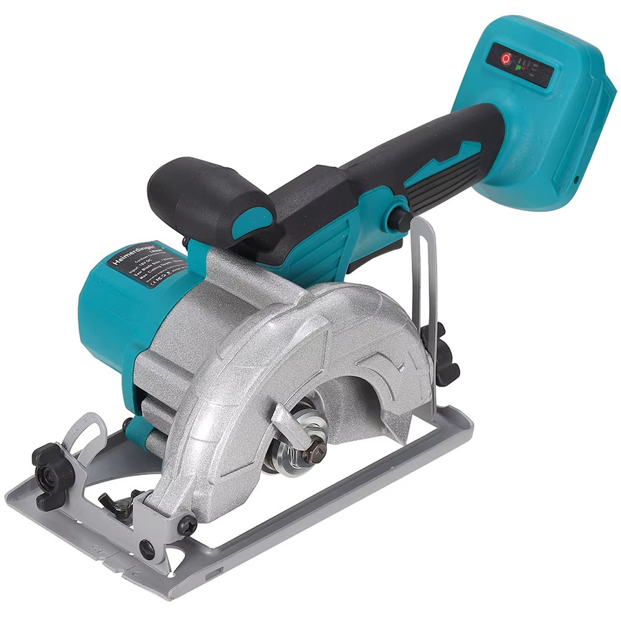 Heimdinger Akku Kreissäge 18 V mit 125 mm Sägeblatt, kompatibel mit Makita LXT Akkus, Petrol - Bild 2