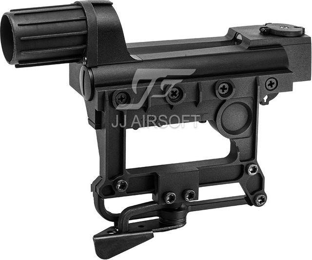 JJ Airsoft Kobra EKP-1S-03 Rotpunktvisier mit AK-Seitenmontage in Schwarz - Bild 1