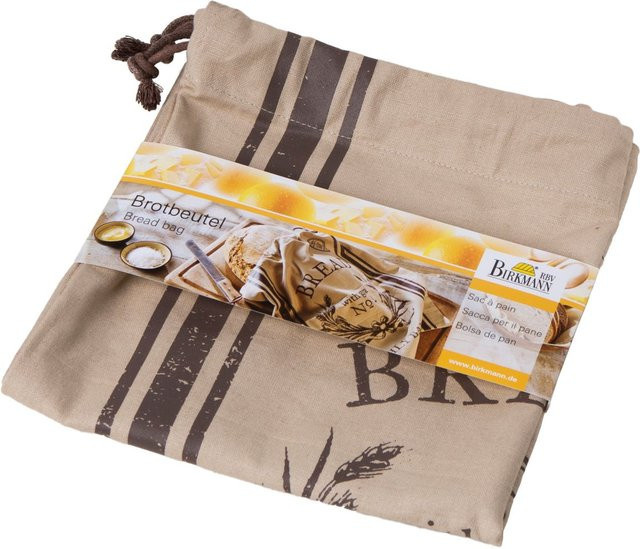 Birkmann Brotbeutel in Beige mit Oeko-Tex Standard 100, B/H: 38 x 45 cm - Bild 1