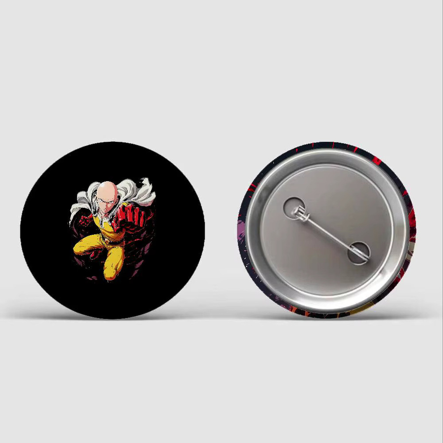 One Punch-Man Abzeichen, Acryl Knopf Pins, Bunt / Mehrfarbig - Bild 4