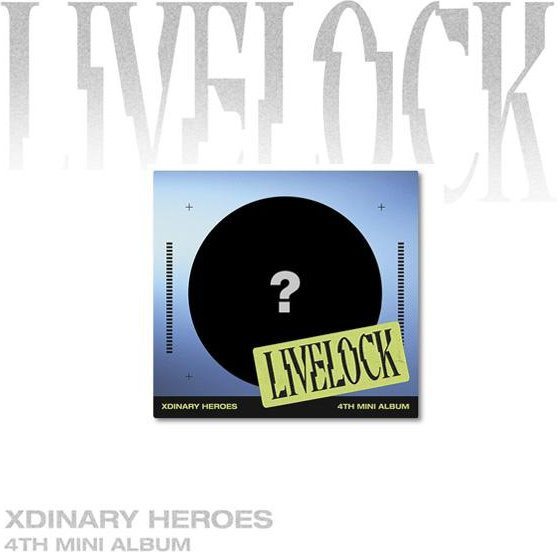 Livelock, 4. Mini-Album, XdinaryHeroes, Digipack, Blue Ver, Black - Bild 1