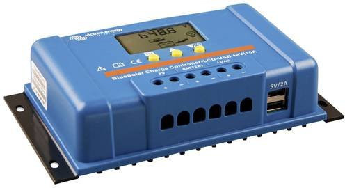 Victron Energy Blue Solar PWM-LCD & USB Laderegler 48V 30A in Blau - Bild 1