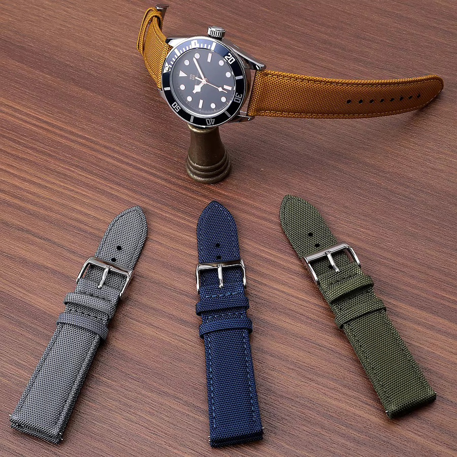 Uhrenarmband Nylon, Textil/NATO, Herren, Wasserdicht - Bild 2