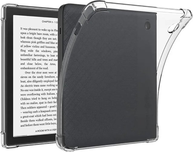 AYANJIN Transparente TPU-Hülle für Rakuten Kobo Libra/Clara Color BW 2024, 7 Zoll eReader, Schlanke und Leichte Silikon-Schutzhülle - Bild 1