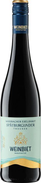 Weinbiet Manufaktur Spätburgunder Rotwein, Pfalz, trocken, 0,75 l - Bild 1