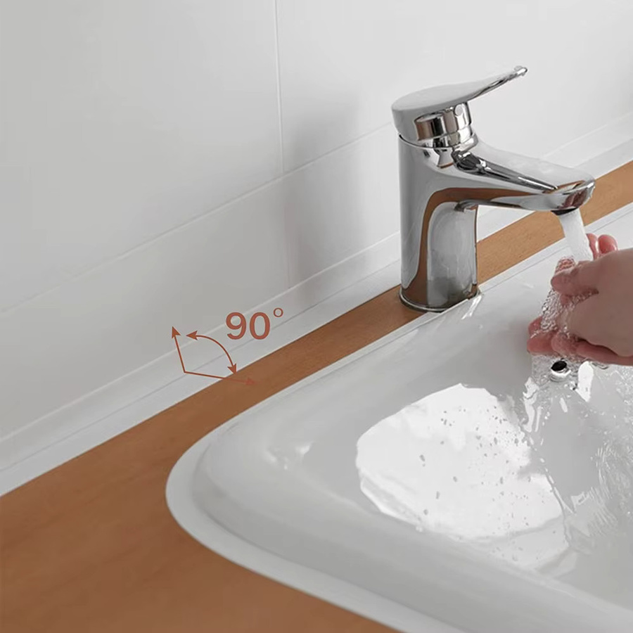 TFAAI Dichtungsband aus PVC, selbstklebend, wasserdicht und ölbeständig, Farbe: Weiß, Länge: 3,2 m - Bild 5