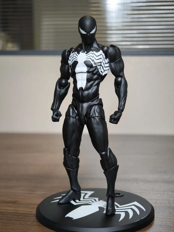 Bandai Marvel Spider Man Symbiote Black Suit Actionfigur, ab 14 Jahren - Bild 5