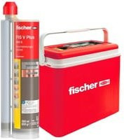 Fischer Hochleistungsmörtel FIS V Plus 360 S in Grau und Rot mit Zementanteil - Bild 1