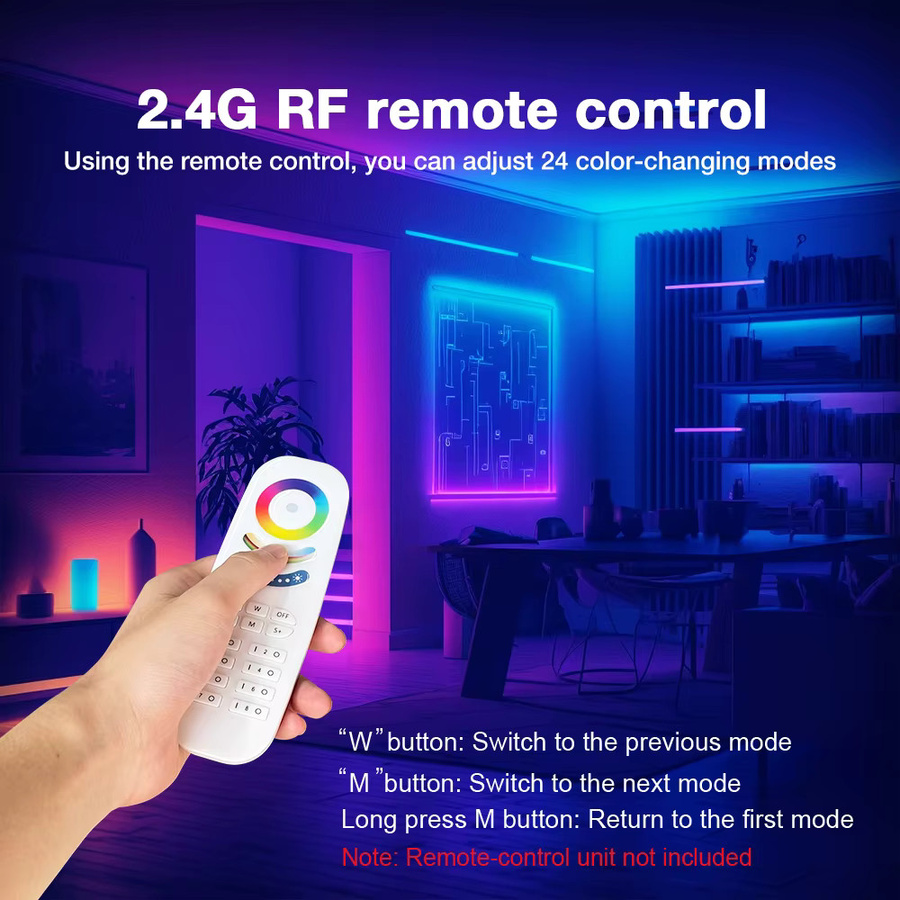Tuya ZigBee SPI Pixel LED Streifen Controller für RGBIC Dynamische Beleuchtung mit Smart Life App Steuerung und Musik Sound Modus für WS2811 - Bild 3