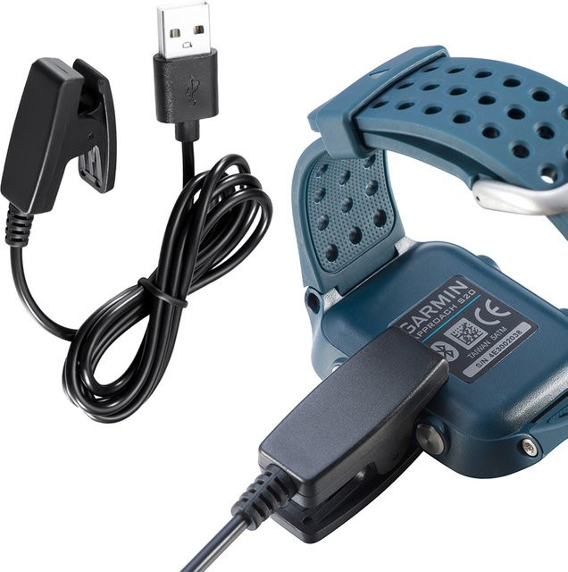 USB-Ladegerät für Garmin Lily 2, Forerunner und Vivomove Smartwatch Ladekabel in Schwarz - Bild 1