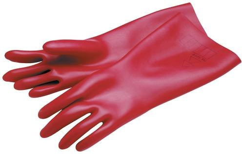 Cimco Latex Elektrikerhandschuhe in Rot, Größe XL, 1 Paar nach EN 60903 - Bild 1