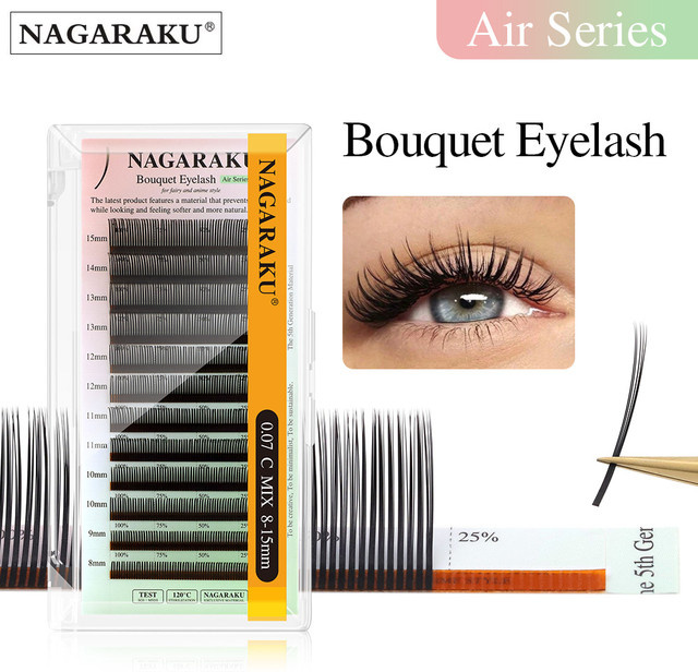 NAGARAKU Mascara, Natural, 5D Flower Volume Spike Effect - Bild 1