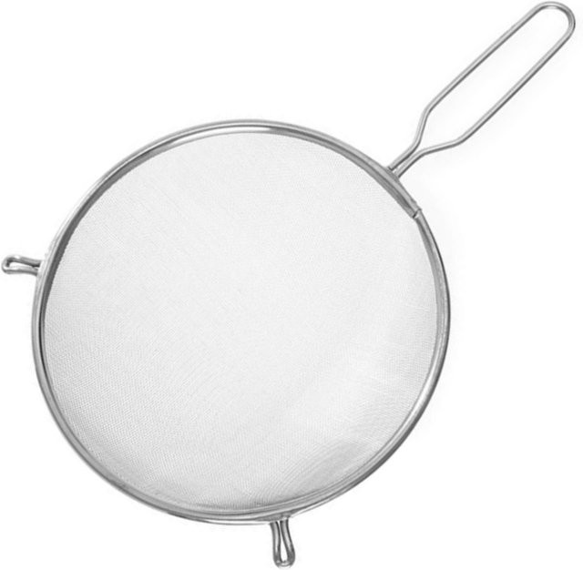 Hendi Profi Line Feinsieb mit Edelstahlgriffen und Netz aus Edelstahl, Farbe: Silber, Durchmesser: 24 cm - Bild 1