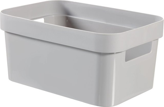 Curver Box Infinity Aufbewahrungsbox Grau B: 26 cm, T: 17,5 cm, H: 12,3 cm - Bild 1