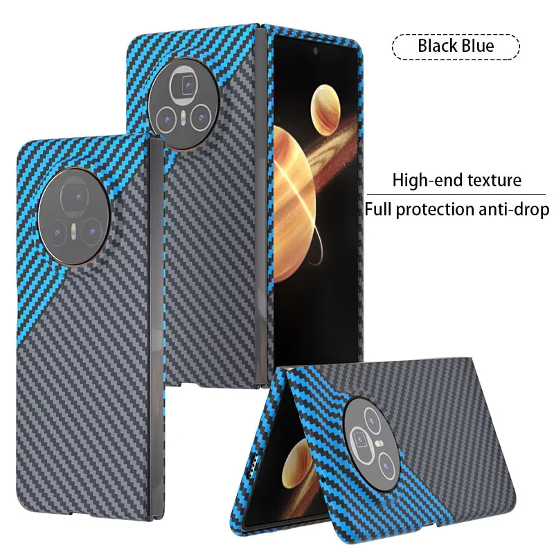 Honor Magic VS3 V3 Kohlefaser-Hülle in Schwarz oder Silber, ultradünne Anti-Drop-Hartschale mit Kratzschutz - Bild 2