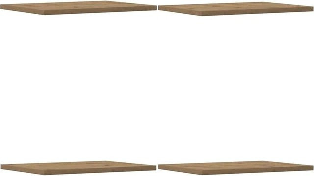 4er-Set vidaXL Regalböden aus Holzwerkstoff in Artisan-Eiche, Farbe Braun, B: 40 cm, T: 30 cm, H: 1,5 cm - Bild 1