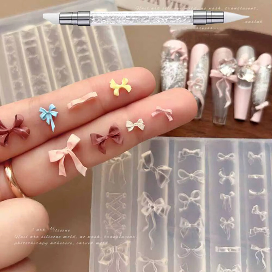 MAFANAILS Silikon-Nagelmodellierformen, 3D Schleifenband, gemischte Formen - Bild 4