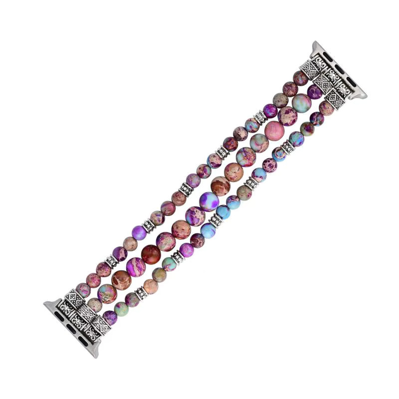 Jansin Armband für Apple Watch, Perlen, Damen, bunt - Bild 2