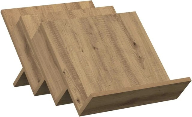 vidaXL Magazinregal Artisan-Eiche in Braun, B/T/H: 53 x 40 x 28,5 cm - Bild 1