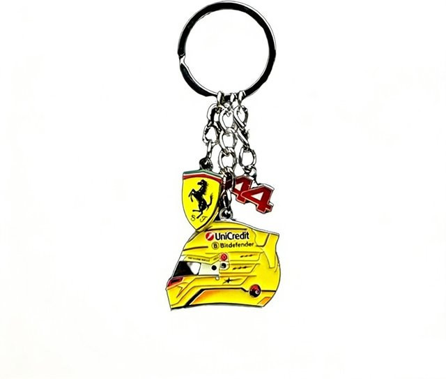Ferrari Schlüsselanhänger Rennhelm, black, Unisex - Bild 1