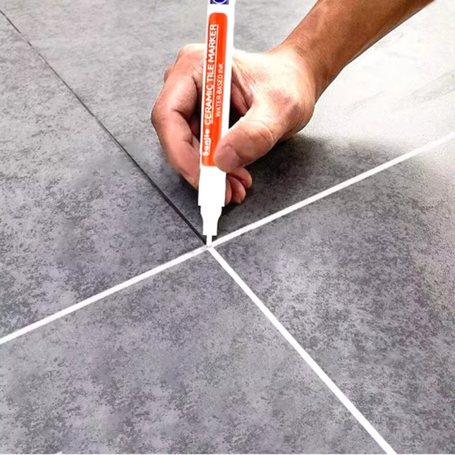 3er-Set wasserfeste Reparatur-Marker in Gelb für Fliesen, Wandnähte und Boden zur Dekontamination - Bild 2