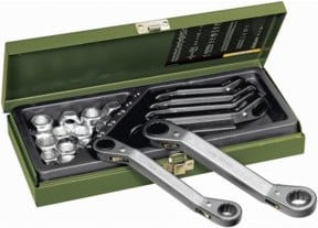 Proxxon SPEEDER-Ratschenschlüssel in Silber, 17 x 19 mm - Bild 1