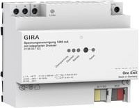 Gira KNX-Spannungsversorgung mit integrierter Drossel in Weiß, 1280 mA, Montageart REG - Bild 1