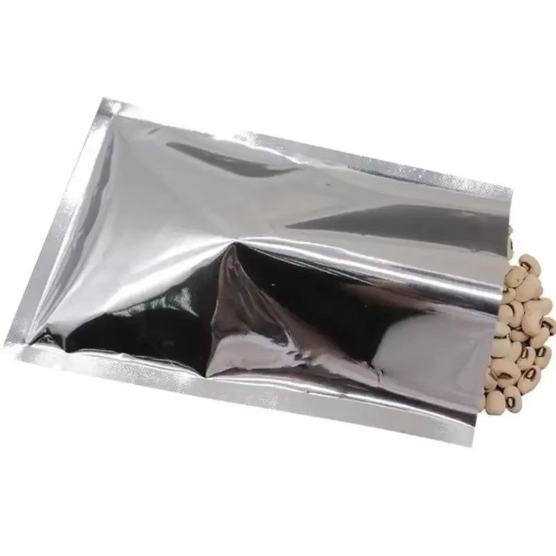 Silberfarbene Aluminium Vakuumversiegelungsfolienbeutel zur Aufbewahrung von Kaffee, Gewürzen und Pulver - Bild 2