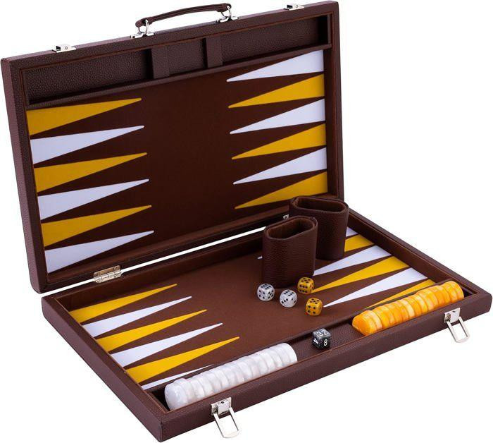 Matgames Backgammon de luxe, Brettspiel, Holz, Filz - Bild 2