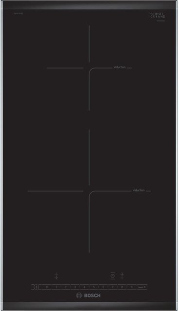 Bosch Serie 6 Induktionskochfeld PIB375FB1E in Schwarz und Silber - Bild 1