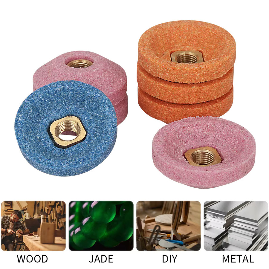 9er Set SI FANG Schleifscheiben in Schüsselform, 30 mm Durchmesser, Multicolour, für pneumatische Mikroschleifer - Bild 5