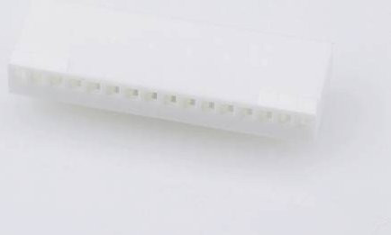 Molex Buchsengehäuse-Kabel 16-polig in Weiß, Rastermaß 2,54 mm - Bild 1