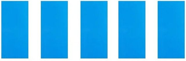 Super Six Selbstklebendes Pool-Reparaturpflaster aus PVC in Blau für Schwimmbecken, Luftmatratzen und Schwimmringe - Bild 1